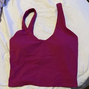Lululemon Athletica Magenta Tank Top